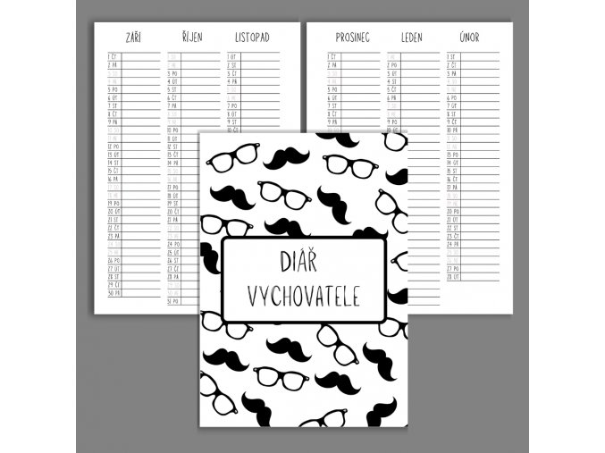 Šablona k tisku - Diář vychovatele 2024/2025