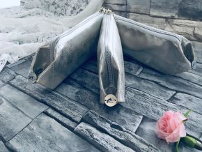 Prstýnkový penálek - stříbrná kolekce Metallic silver