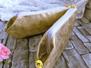 Prstýnkový penálek - zlatá kolekce Metallic gold
