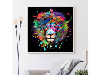 Wall Art - Color lion