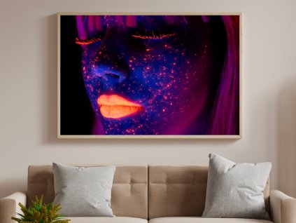 Wall Art - Fluorescent portrait