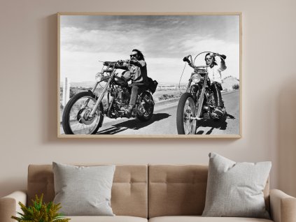Wall Art - Easy Rider - P.Fonda and D. Hopper