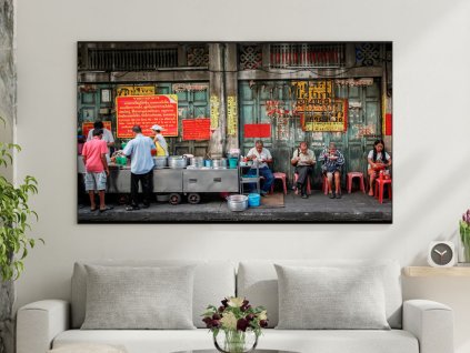 Wall Art - Thai street food