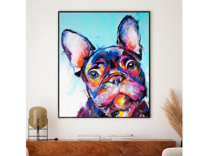 Wall Art - Bulldog head