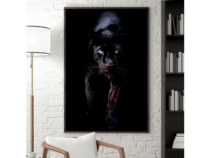 Wall Art - Black puma