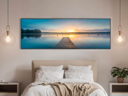 Wall Art - Pier on lake