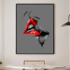 Wall Art - Abstract mouth