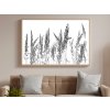 Wall Art - Black and white grass