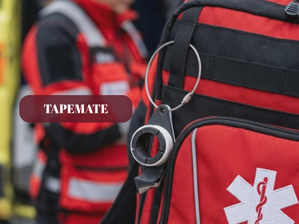 tapemate trhaci drziak na pasku pre izs, zdravotníckých záchranarov