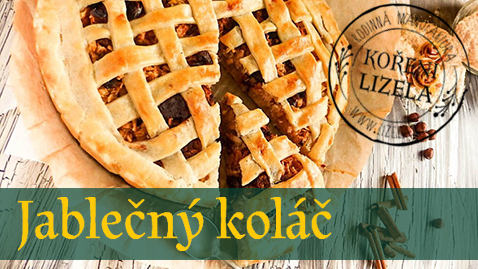 Jablečný tvarohový koláč