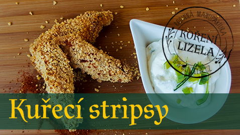 Kuřecí stripsy v kukuřičných lupínkách