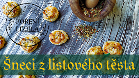Šneci z listového těsta