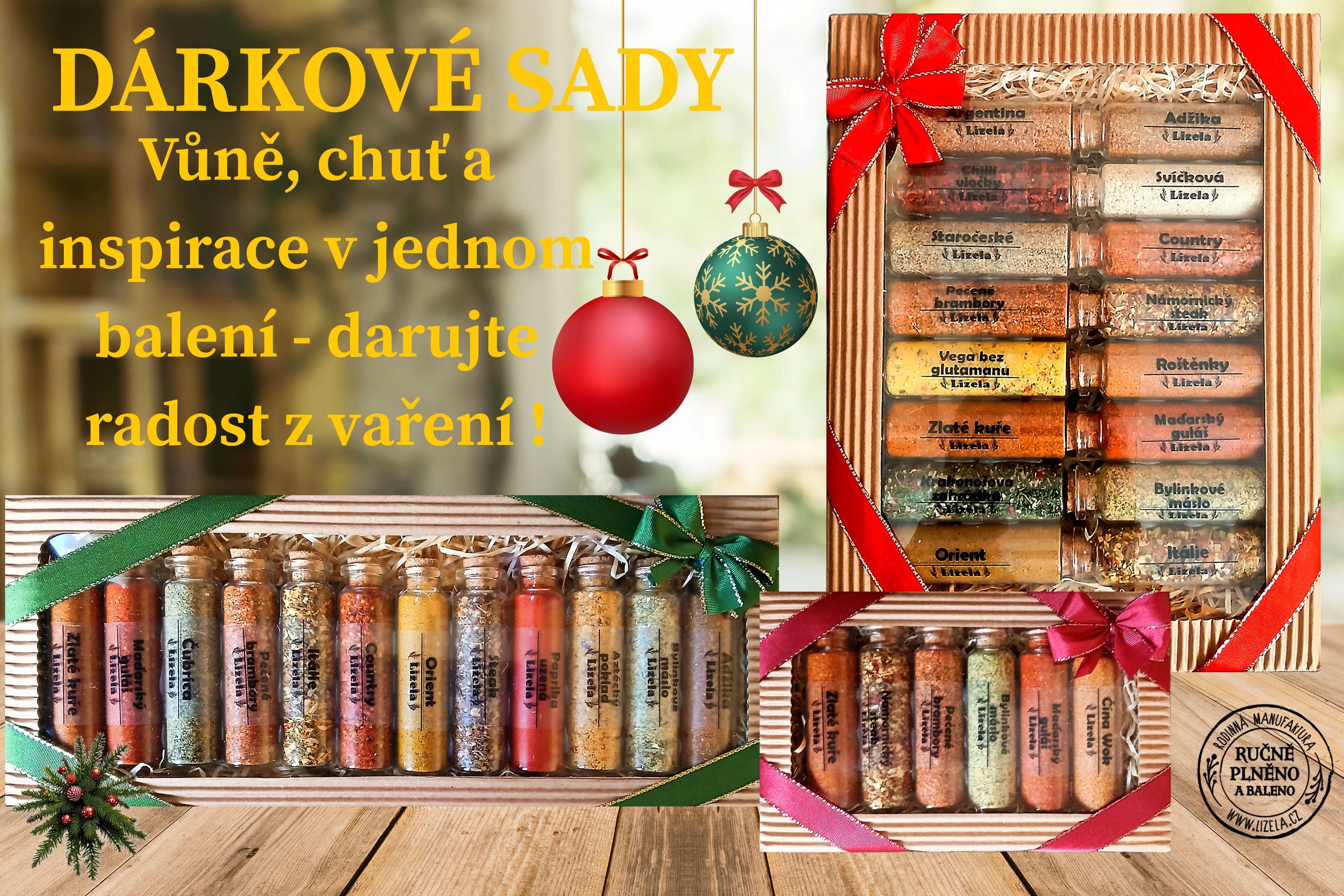 Nové dárkové sady s kořením