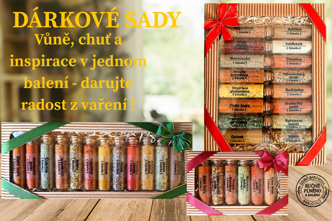 Nové dárkové sady s kořením