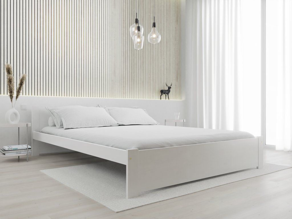 Postelja IKAROS 160 x 200 cm, bela