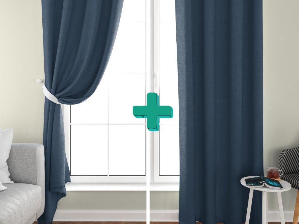 54512 5 2x tmave modry zaves oxford 140x250 cm