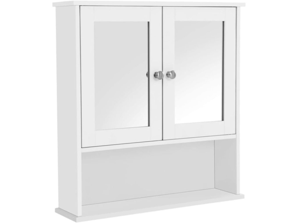 Koupelnová skříňka LEHAC bílá 56x13x58 cm – elegantní úložné řešení