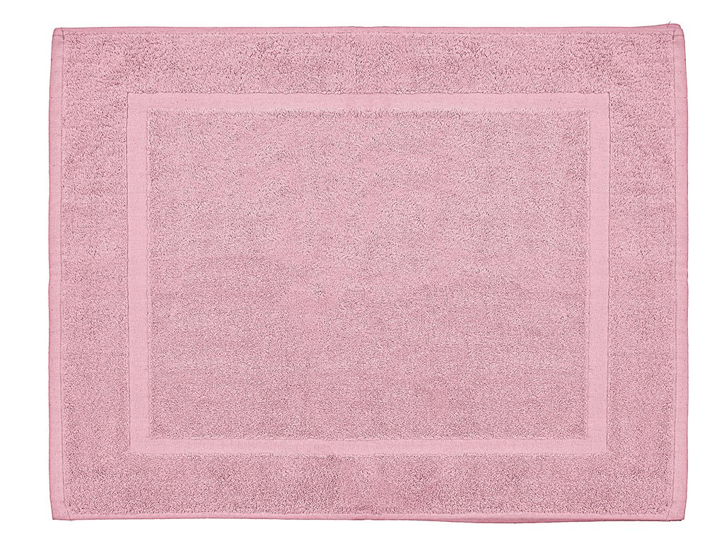 Koupelnová předložka BASIC 45x65 cm růžová z kvalitní bavlny