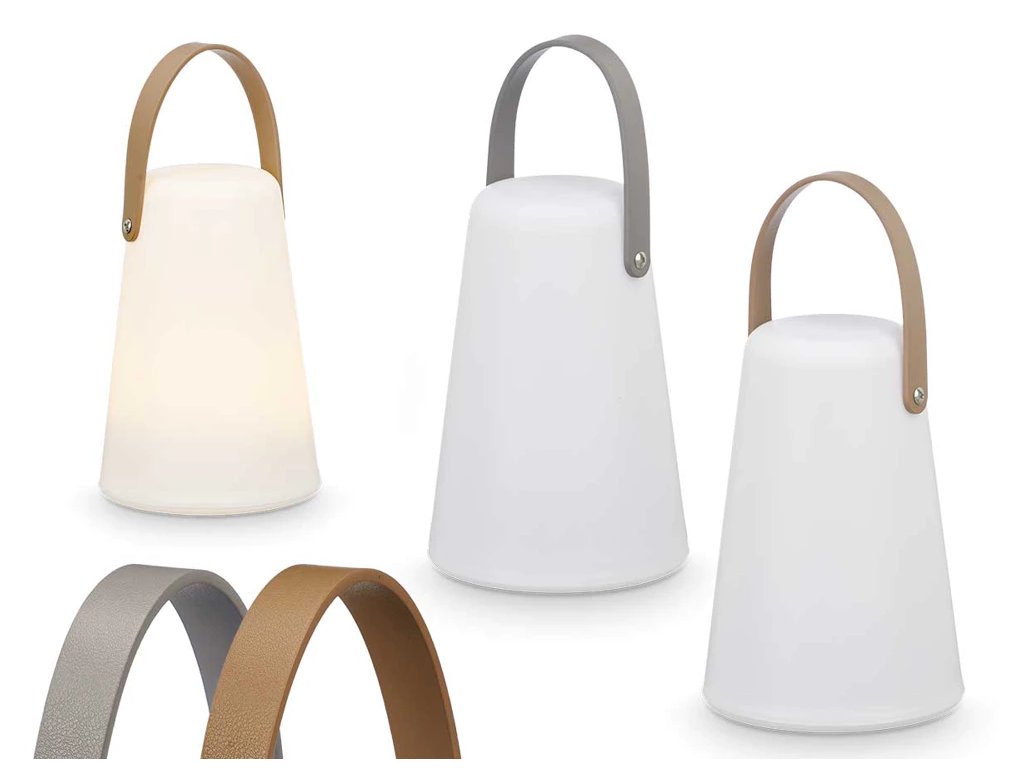 Moderní LED lampa LIGHT s praktickou rukojetí a více barevnými variantami