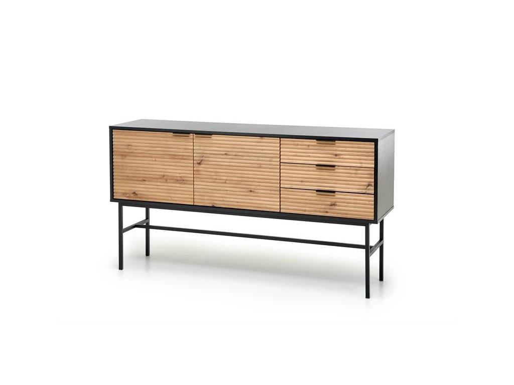 Praktická komoda TUMBA v dekoru dub artisan s úložným prostorem