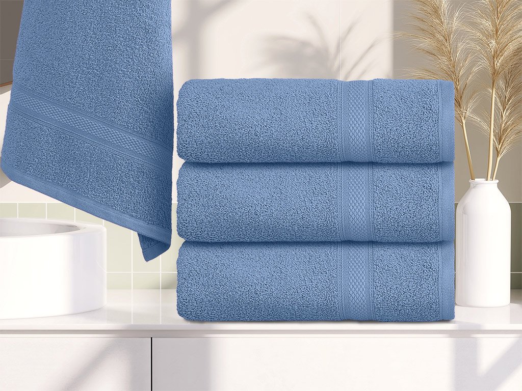 Brisača CLARYSSE ELEGANCE 60x110 cm modra, 100% bombaž