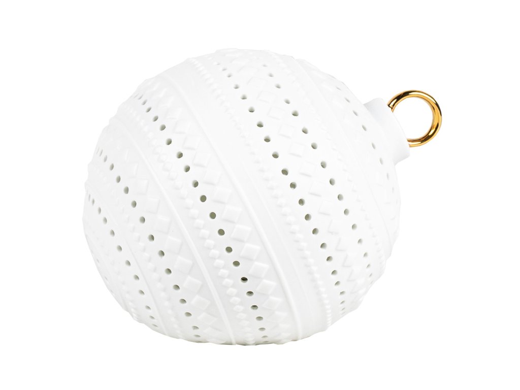 Porcelánová LED světelná koule DIAMOND