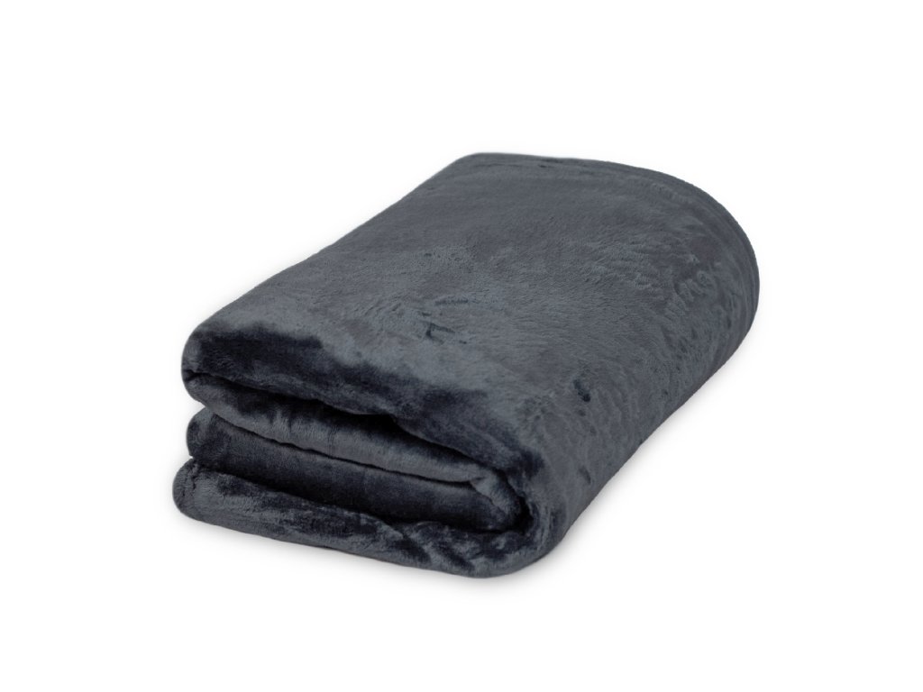 7677 deka mikroflanel violet 150x200 cm cerna