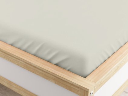 Napínací prostěradlo z mikrovlákna krémové 180x200 cm pro klidný spánek