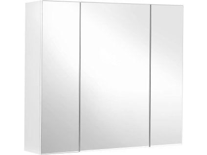 56928 bila skrinka se zrcadlem minac