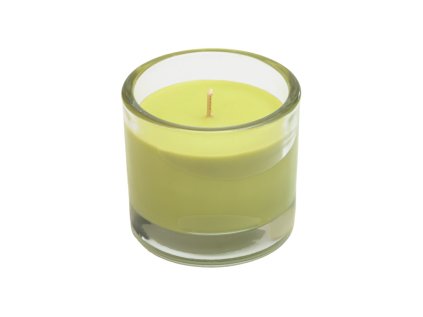 Dišeča sveča v steklu MINNESOTA LIGHT GREEN 9 cm svetlo zelena
