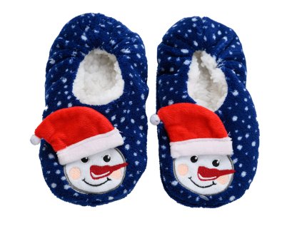 Otroški copati CHRISTMAS KIDS, modri - različne velikosti