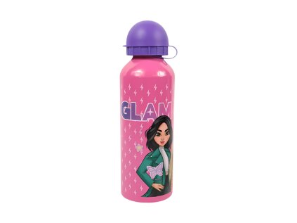 Dětská láhev GLAM 500 ml růžová – moderní design pro malé parádnice