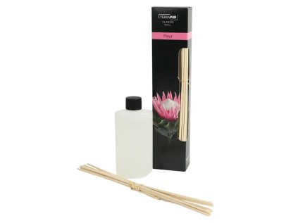 Tyčinkový aroma difuzér TERRAPUR FLEUR 90 ml s jemnou květinovou vůní pro harmonii domova