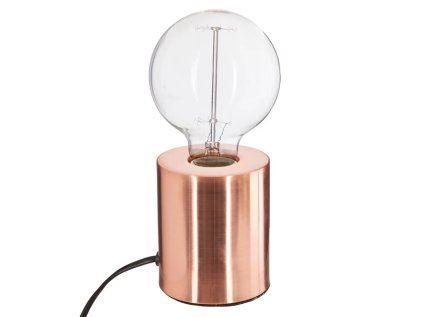 Stolní lampa SABA 10,5 cm měděná – moderní osvětlení