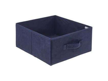 Textilní úložný box CUBIT 31x31 cm v modré barvě