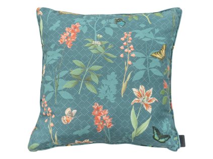 Stylový dekorační polštářek MADISON PIPING modrý 50x50 cm