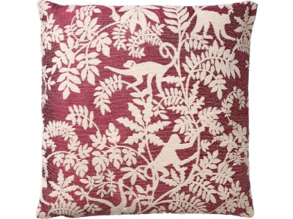 Dekorační povlak na polštář ABU MERLOT 45x45 cm – elegantní vínová barva