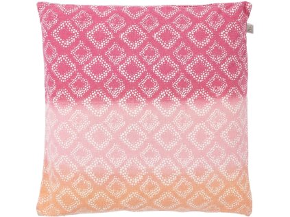 Stylový růžový povlak na polštář LAER 50x50 cm s elegantním vzorem