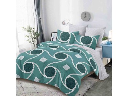 Flanelové povlečení VERDORA – moderní elegance v zelené