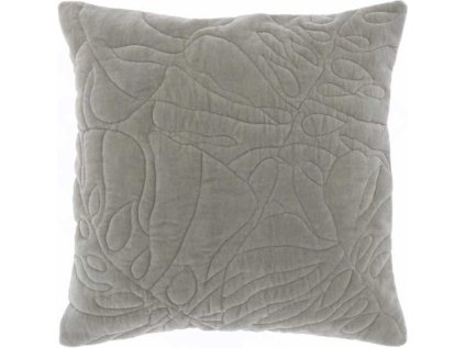 Dekorační polštářek MEX šedý 45x45 cm s reliéfním vzorem
