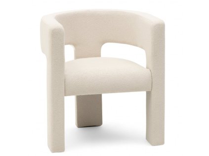 Světle béžové designové křeslo ALPAH LOOP – moderní elegance pro váš domov
