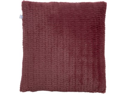 Povlak na polštář TIMY vínový 45x45 cm z měkkého materiálu