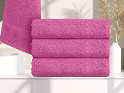 Brisača CLARYSSE ELEGANCE 70x140 cm roza, 100% bombaž