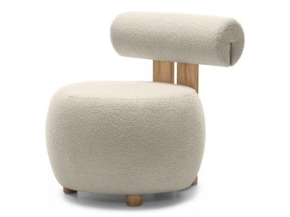 Designové křeslo HANNA béžové – pohodlí a styl v moderním interiéru