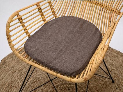 Hnědý podsedák na židli STANDARD MELANGE pro pohodlné sezení
