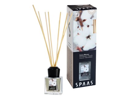 Tyčinkový aroma difuzér COTTON BLOSSOM 50 ml s jemnou čistou vůní