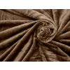 40998 1 hebka deka violet tmave hneda 150x200 cm z hrejiveho mikroplyse
