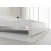 45516 5 bila postel ikaros 160x200 cm s pevnym ramem a jednoduchymi liniemi