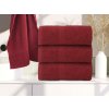 Ručník BASIC ONE 50 x 90 cm tmavě vínový, 100% bavlna – měkký a savý