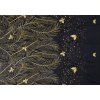 povleceni cernozlate s motylky PERINA 140x200